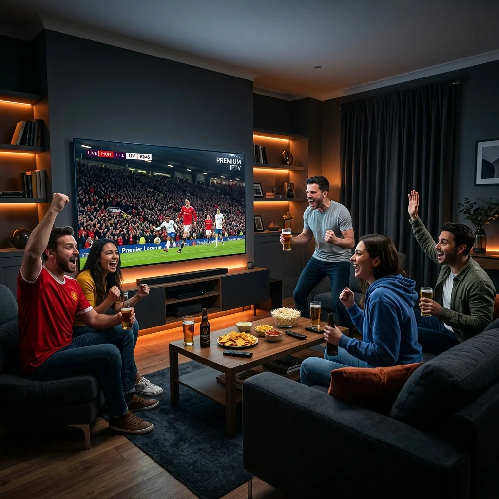 Lemo TV IPTV streaming service showing live sports, movies, and TV shows on multiple devices